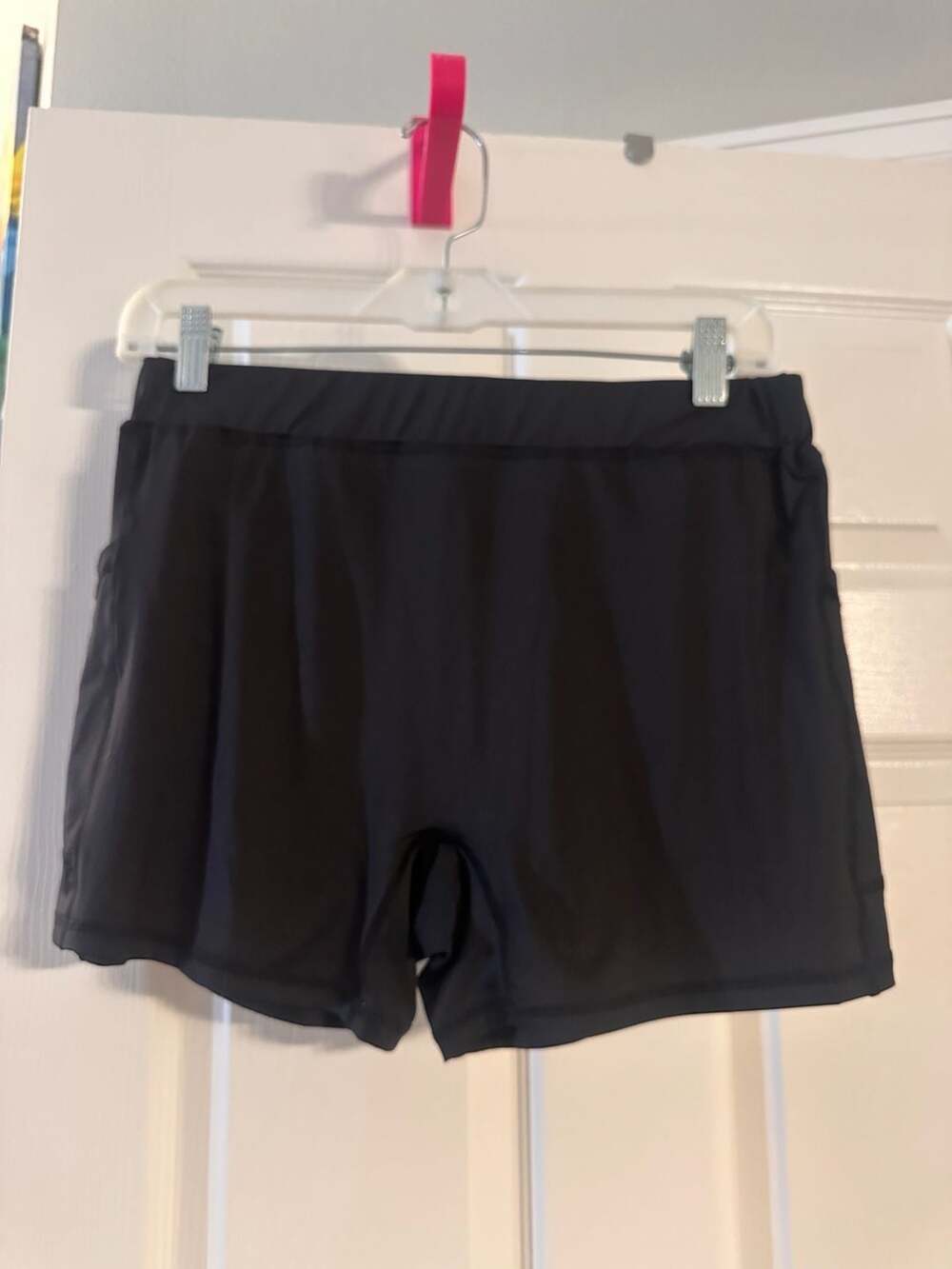 Unbranded Black 2 in 1 Running Shorts with Pockets Size L